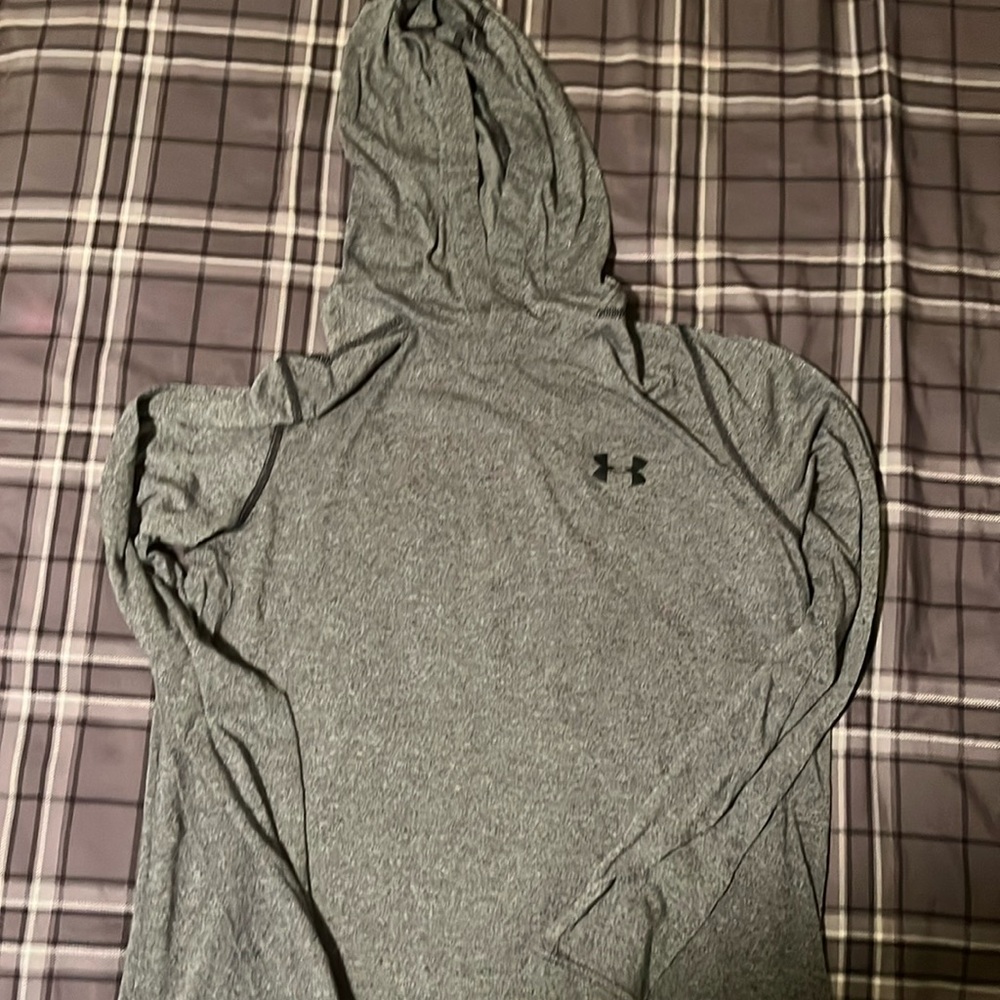 Under Armour light weight long sleeve with hood